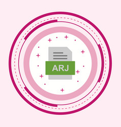 Arj File Document Icon