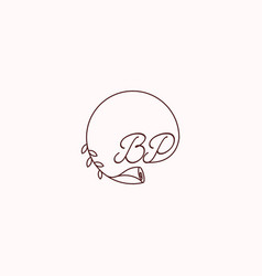 Bp Floral And Fashion Concept High Quality Logo