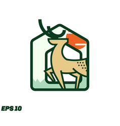 Deer Or Hunting Home Icon