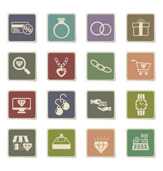 Jewerly Store Icon Set