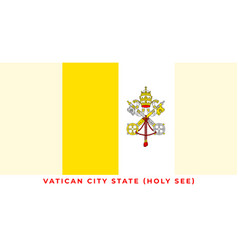 National Flag Of Vatican City State Holy See