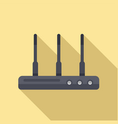 Lan Modem Icon Flat Device Hub