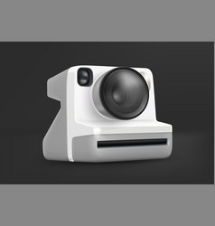 Modern Compact Digital Instant Camera 3d