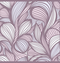 Purple White Line Art Wavy Lines Seamless