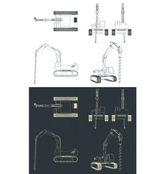 Pile Drilling Machine Blueprints