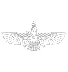 Ancient Sumerian Symbol Faravahar