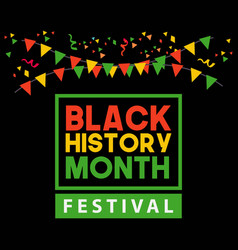 Black History Month Festival Template Design