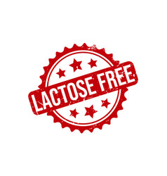 Lactose Free Rubber Stamp Seal