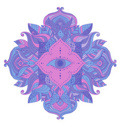 Seeing Eye In Mandala