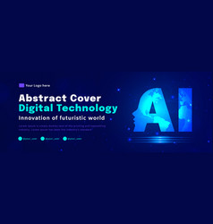 Digital Technology Poster Cover Ai Artificial