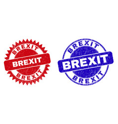 Brexit Rounded And Rosette Stamp Seals