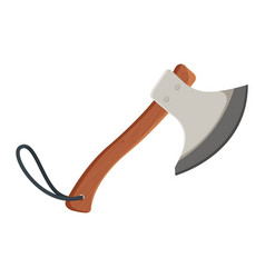 Hiking Axe Flat Design Camping Clipart