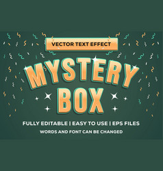 Mystery Box Text Effect Fully Editable