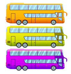 Touristic Double Decker Sightseeing Bus Collection