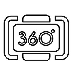 360 Virtual Tour Icon Outline Concert