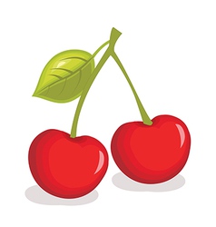 Red apple and worm cartoon Royalty Free Vector Image