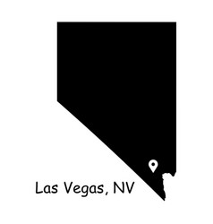 1300 Las Vegas Nv On Nevada State Map