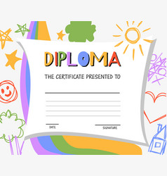 Diploma Template For Kids