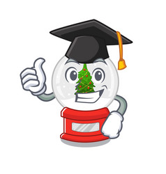 Graduation Christmas Snow Globe Cartoon Shape