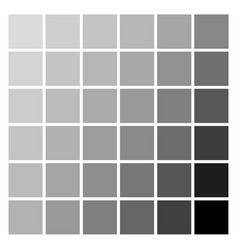 Shades Of Gray Scale Color Palette Eps 10