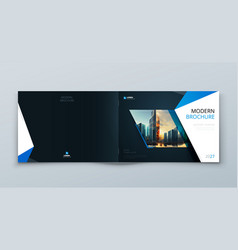 Horizontal Brochure Template Layout Design