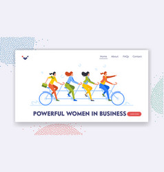 Powerful Women In Business Landing Page Template