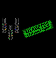 Rubber Diabetes Friendly Food Stamp With Mesh