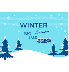 Background Winter Template Banner Minimalist