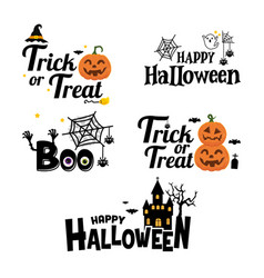 Halloween Typography Print For Flyer Poster