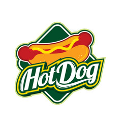 Hot Dog Signage Logo