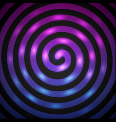 Abstract Hypnotic Spiral Neon Background