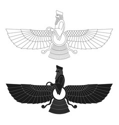 Ancient Sumerian Symbol Faravahar