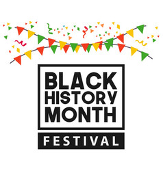 Black History Month Festival Template Design