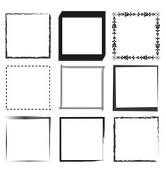 Hand Drawn Frames Handdrawn Square Frame