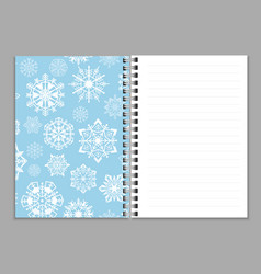 Open Notebook Realistic Copybook Or Sketchbook