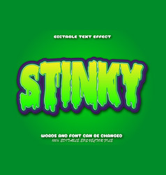 Stinky Editable Text Effect Cartoon Style