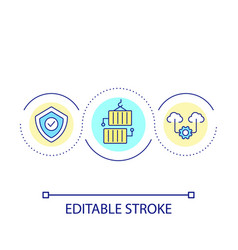 Safe Manufacturing Loop Concept Icon