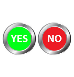 Yes And No Button Symbol The Mark Is Correct