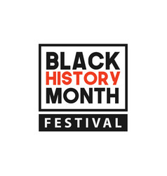 Black History Month Festival Template Design