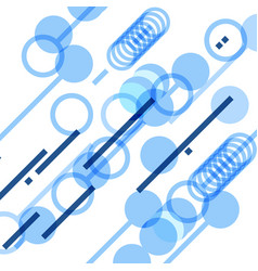 Abstract Dynamic Diagonal Lines And Circles