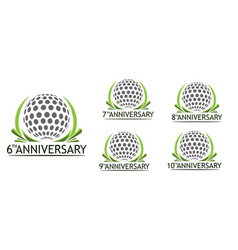 Anniversary Golf Logo