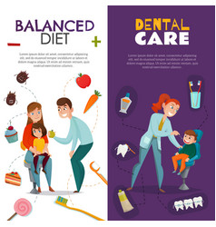 Vertical Pediatric Dentistry Banner Set