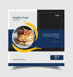 Food Social Media Post Banner Design