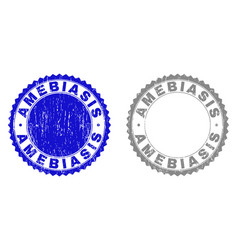 Textured Amebiasis Grunge Stamp Seals