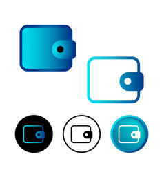 Abstract Wallet Icon