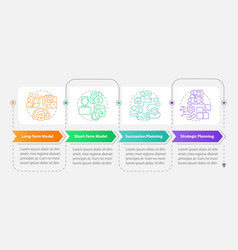 It Staffing Models Rectangle Infographic Template