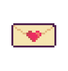 Pixel Love Letter Mail 8 Bit Retro Y2k Icon