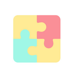 Puzzle Flat Color Ui Icon