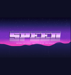 Retro 80s Text Effect Concept