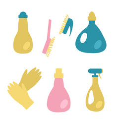 Cleaning Products Clipart Collection